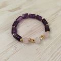 Pulsera Kathara · Amatista y Cuarzo rosa para protección, limpieza y conexión espiritual