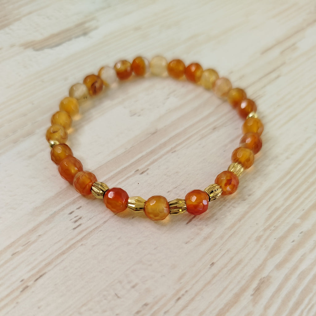 Pulsera Nárya - Cornalina para despertar tu fuego interior