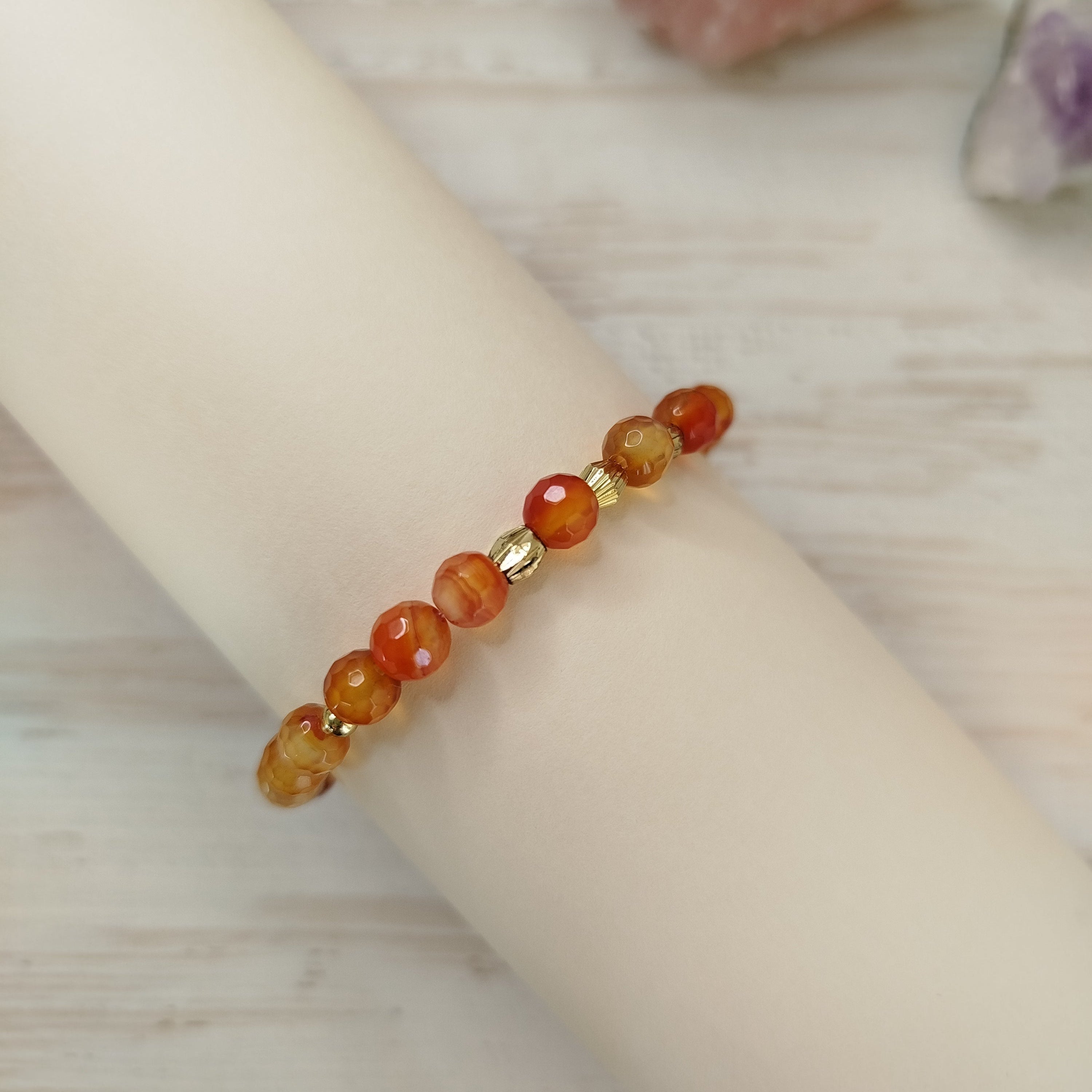 Pulsera Nárya - Cornalina para despertar tu fuego interior