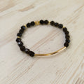 Pulsera Obsidiana Zemira | Protección · Claridad mental · Enraizamiento