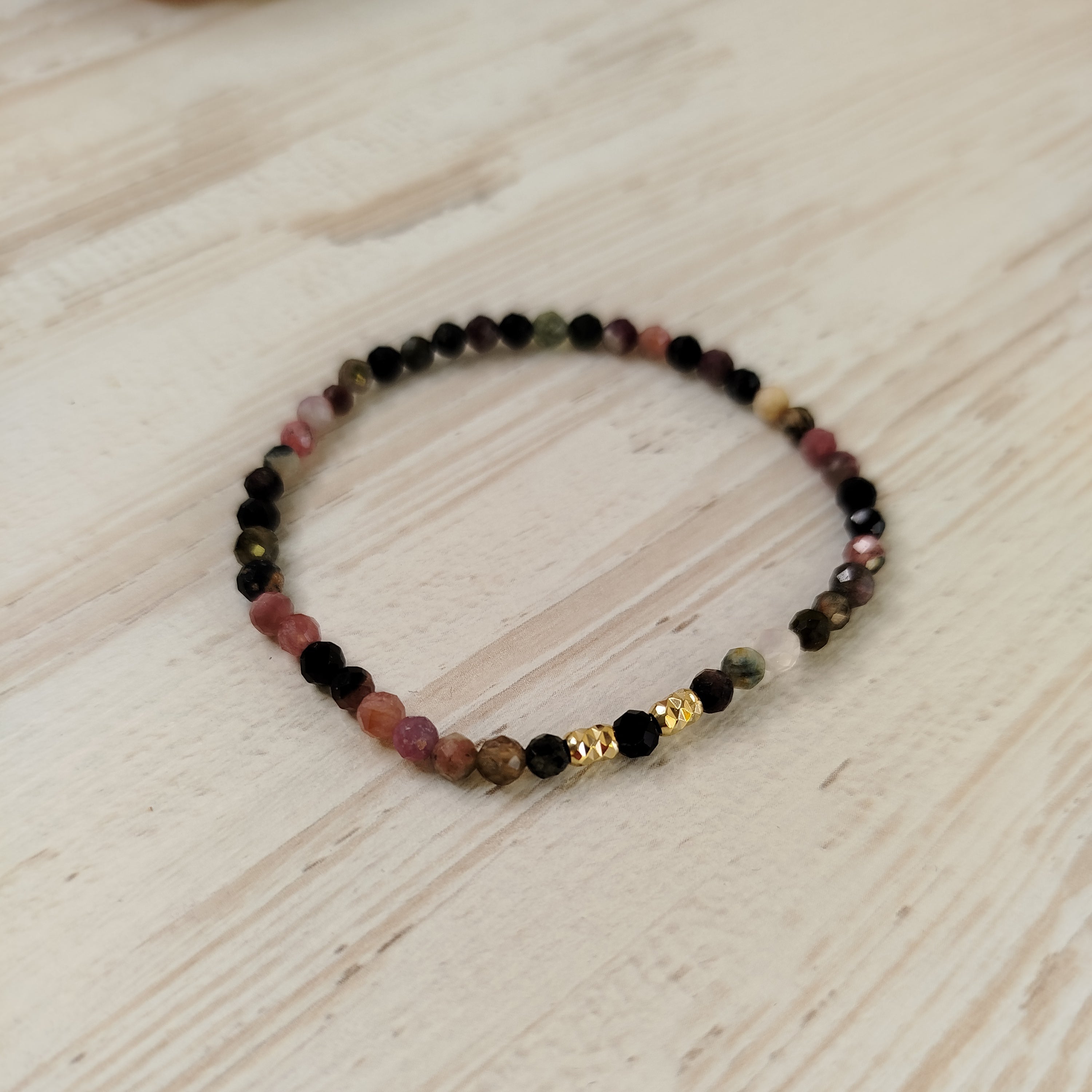 Pulsera Rakshina • Turmalina para protección y limpieza