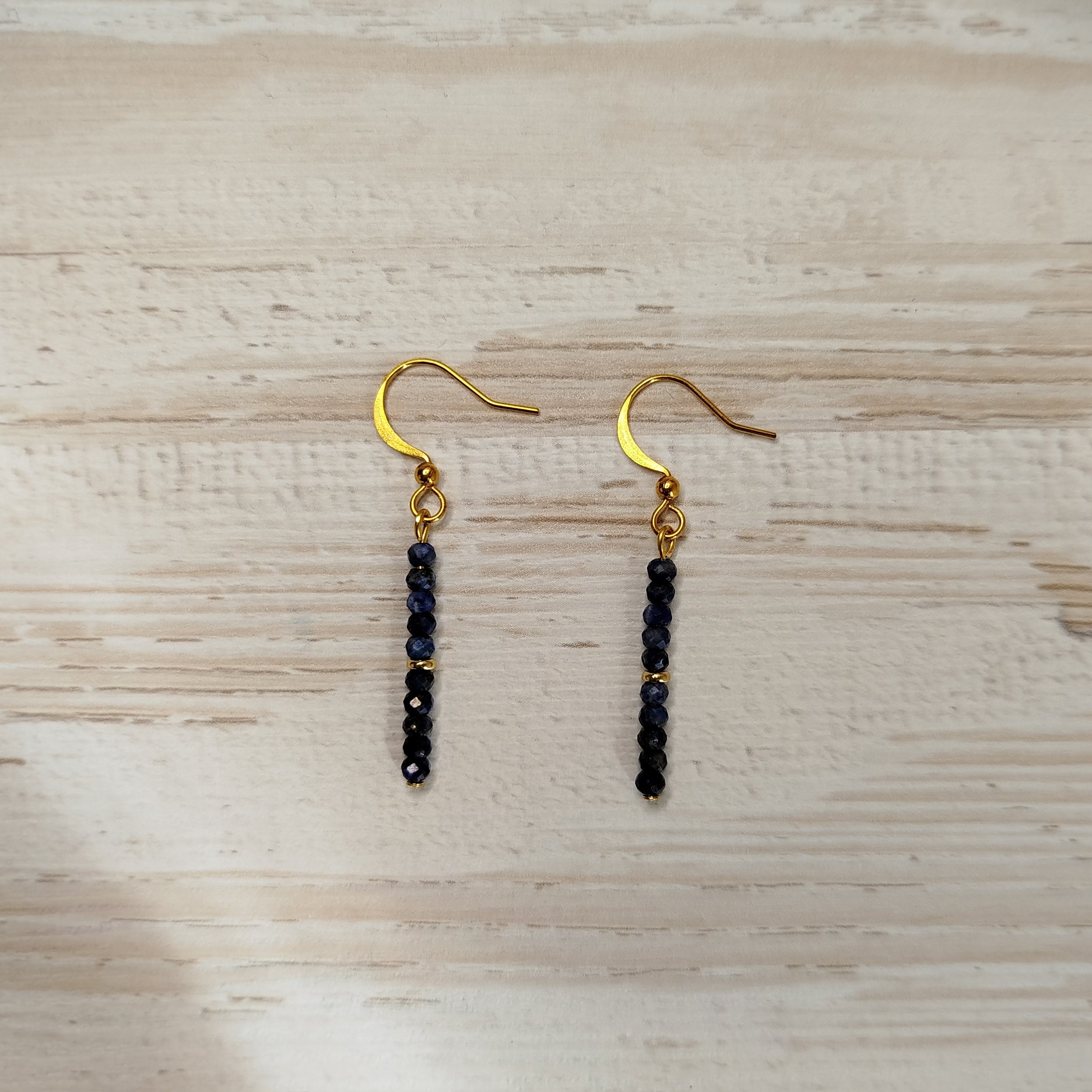 Pendientes Lyrkazel - Lapislázuli para calma, protección y autoexpresión