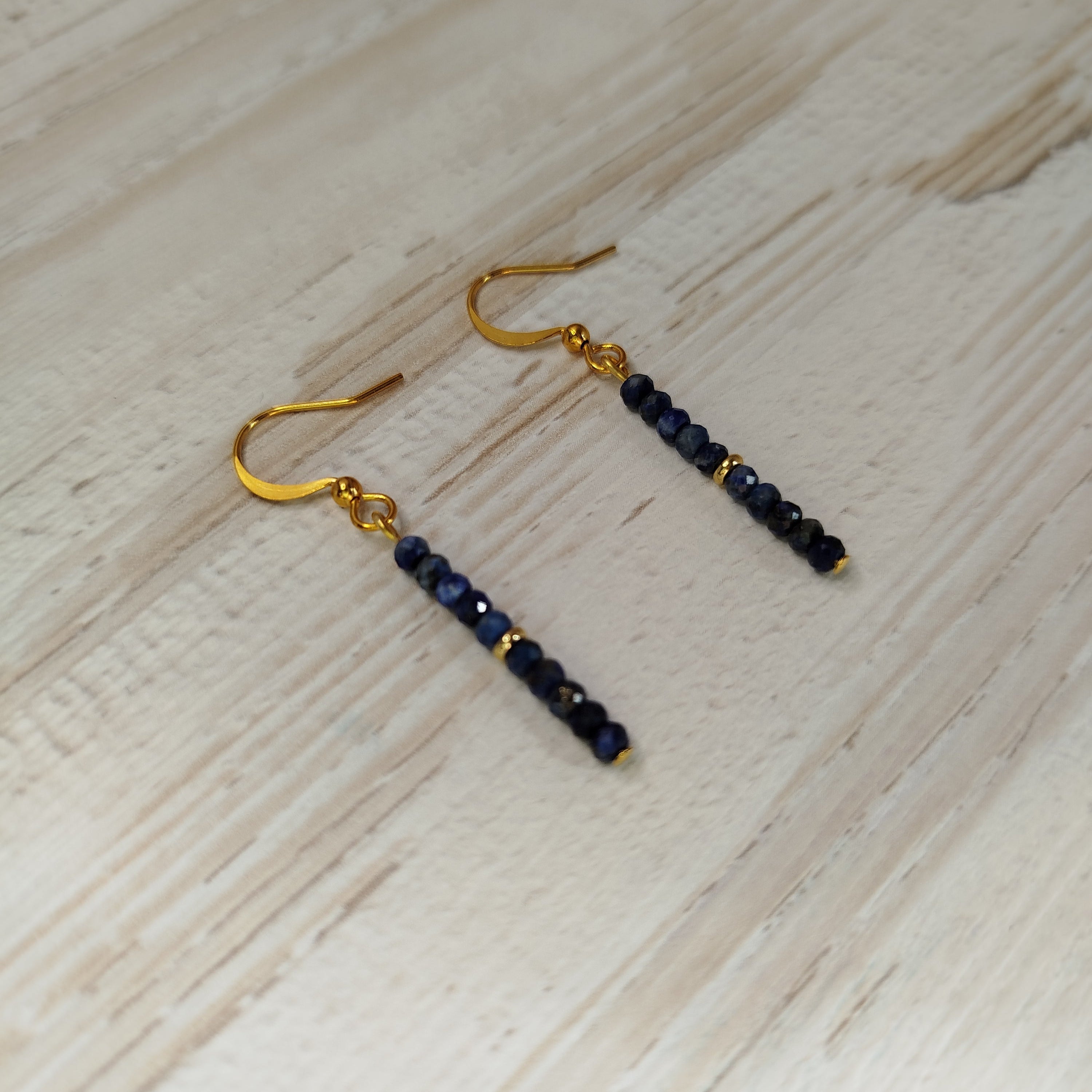 Pendientes Lyrkazel - Lapislázuli para calma, protección y autoexpresión