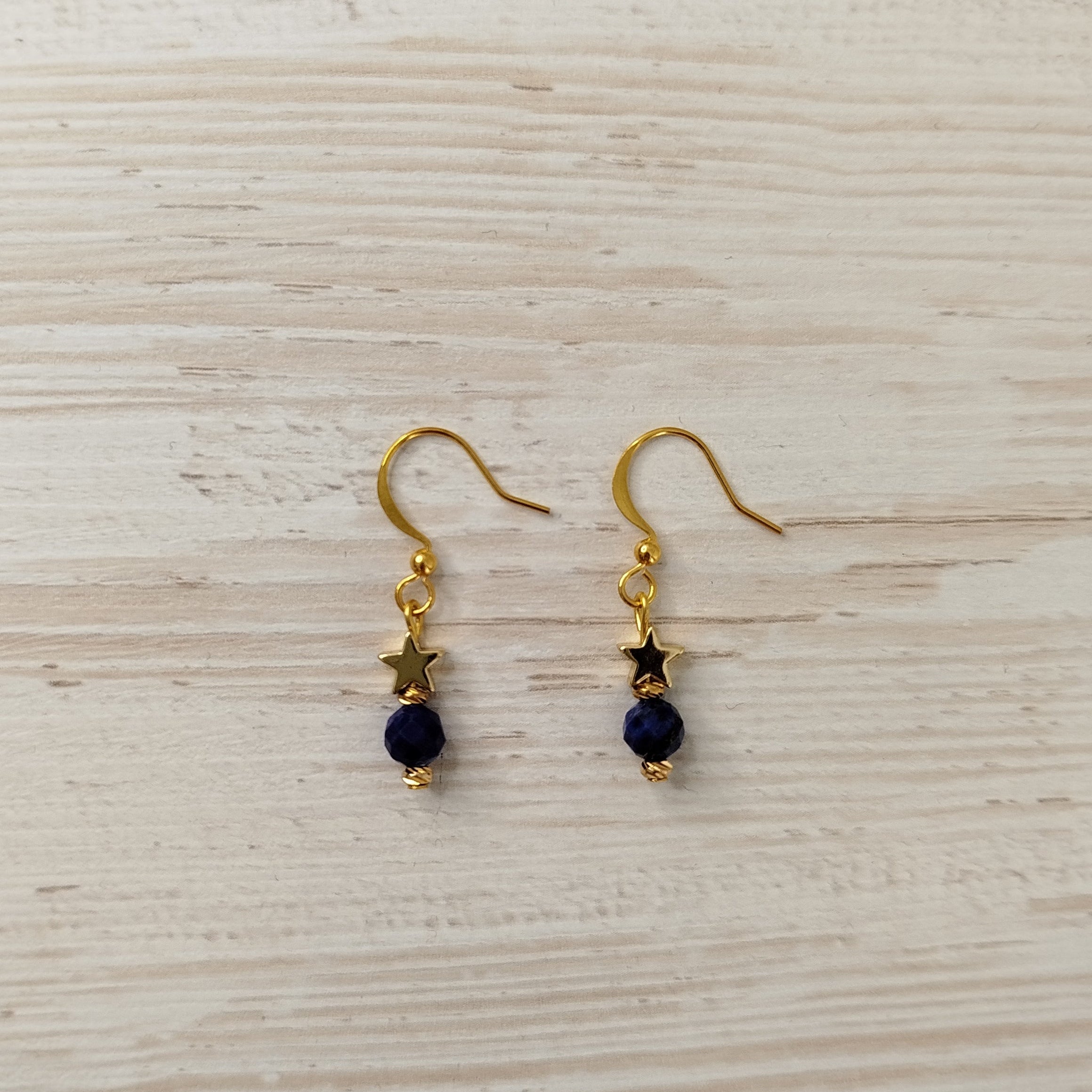 Pendientes Lazúrenna – Lapislázuli para calma, protección y autoexpresión