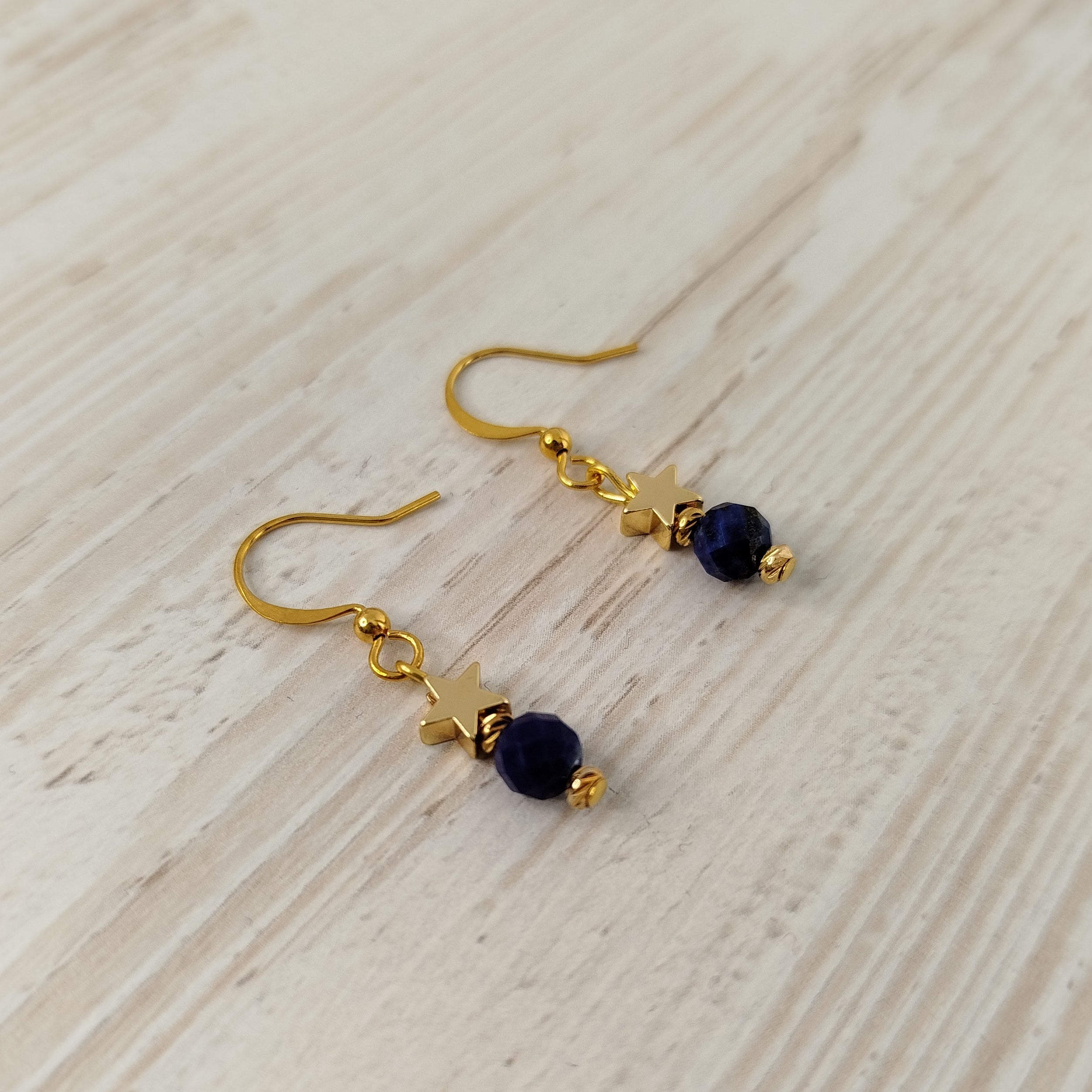 Pendientes Lazúrenna – Lapislázuli para calma, protección y autoexpresión