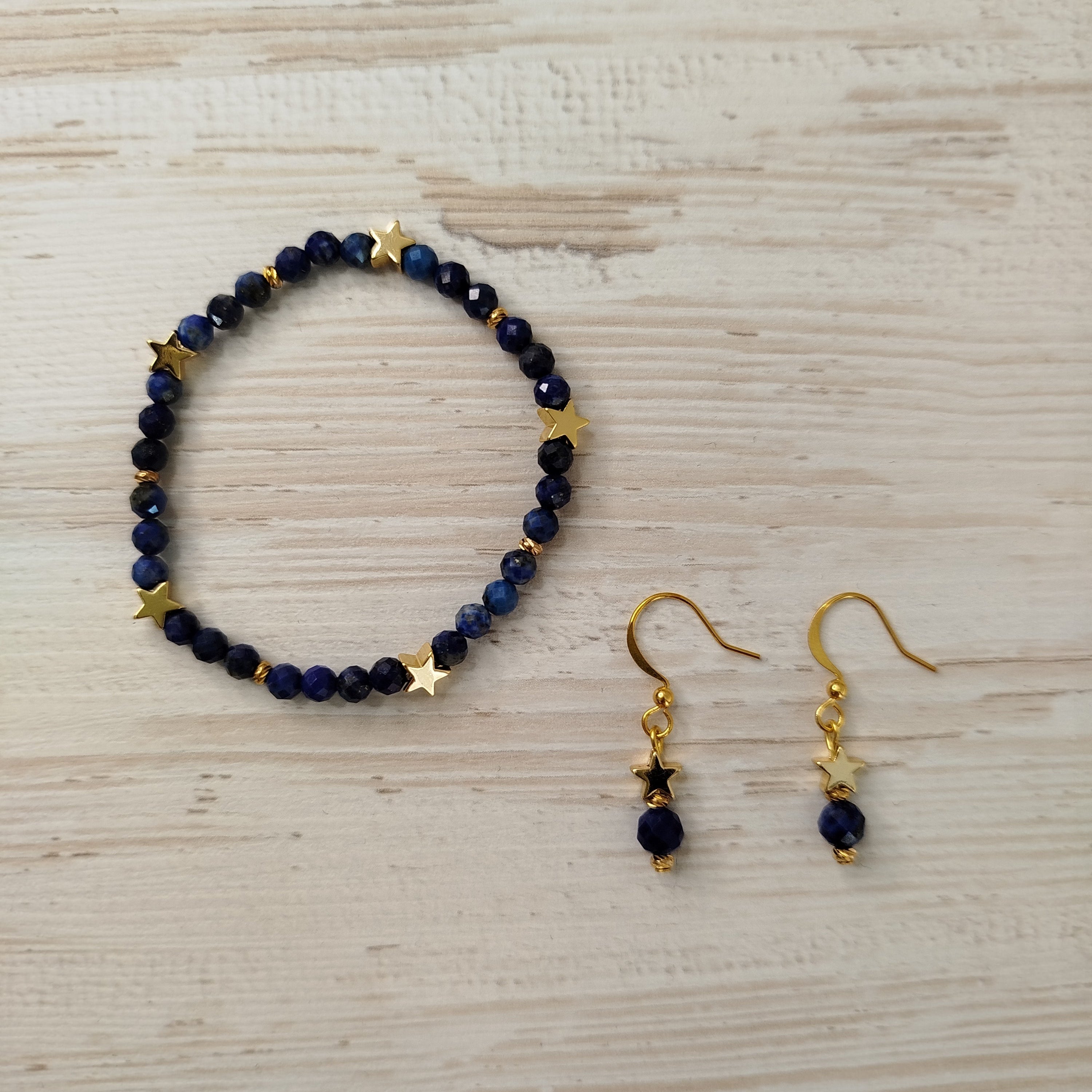 Pendientes Lazúrenna – Lapislázuli para calma, protección y autoexpresión