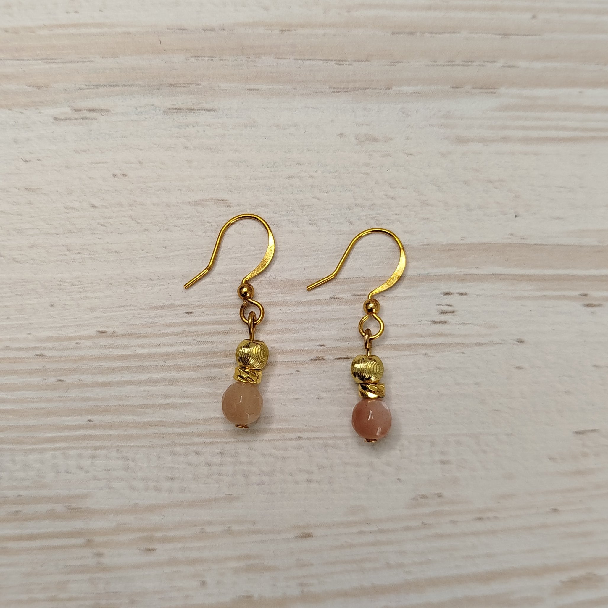 Pendientes Aurivelle - Piedra Sol para alegría y autoestima