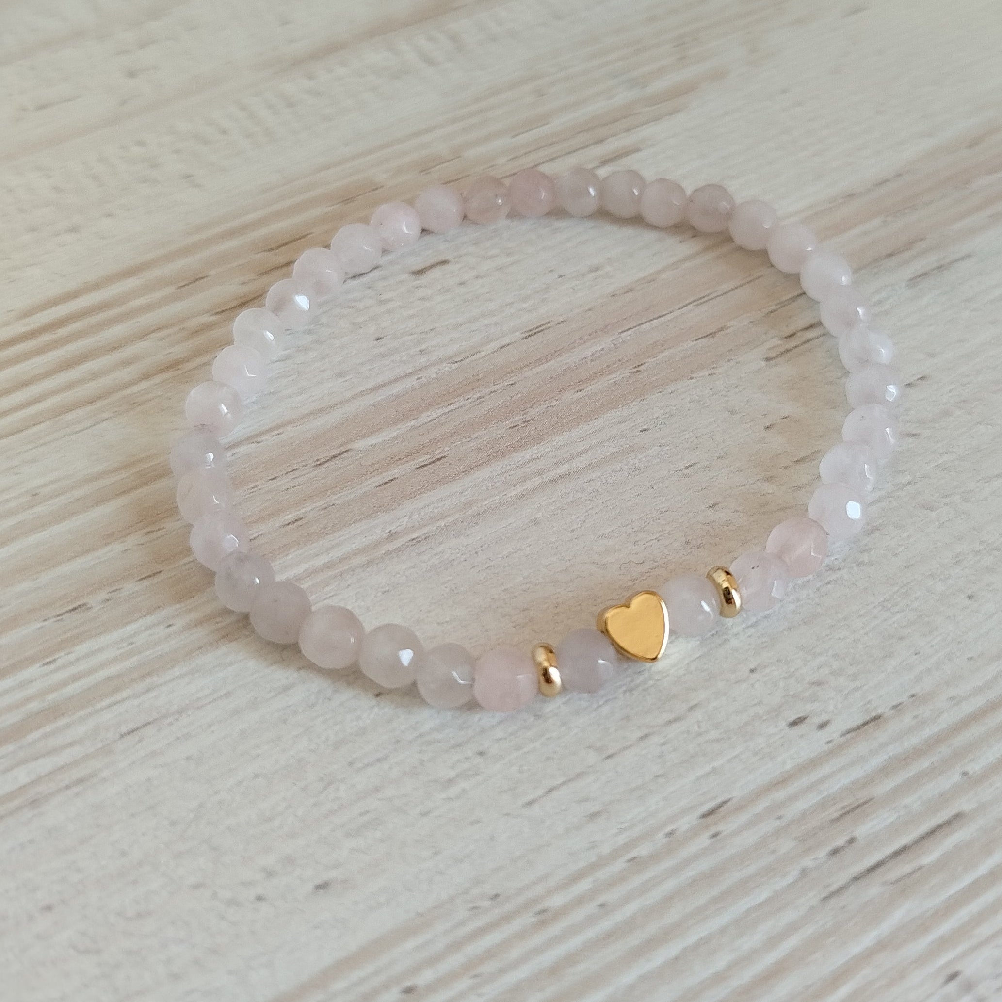 Pulsera cuarzo rosa Essa | Sanación emocional