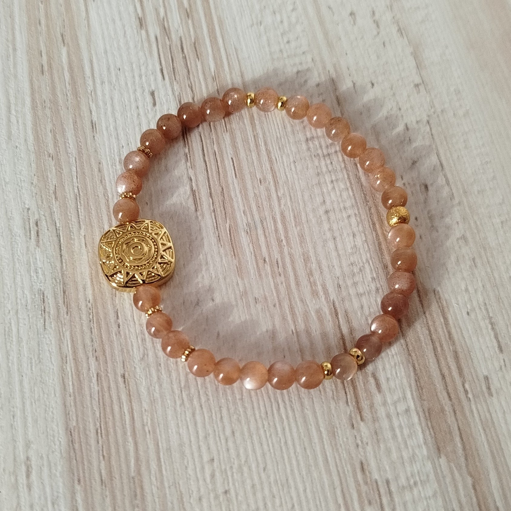 Pulsera Piedra Sol Dhaira | Motivación · Confianza