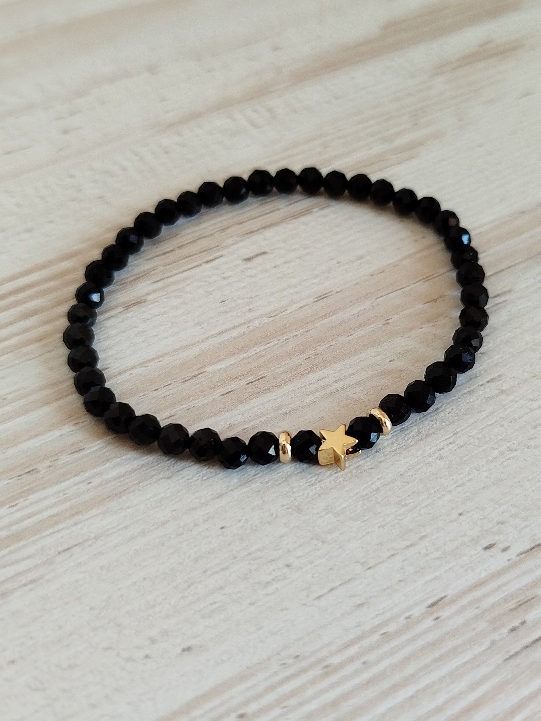 Pulsera turmalina negra Essa | Protección · Limpieza