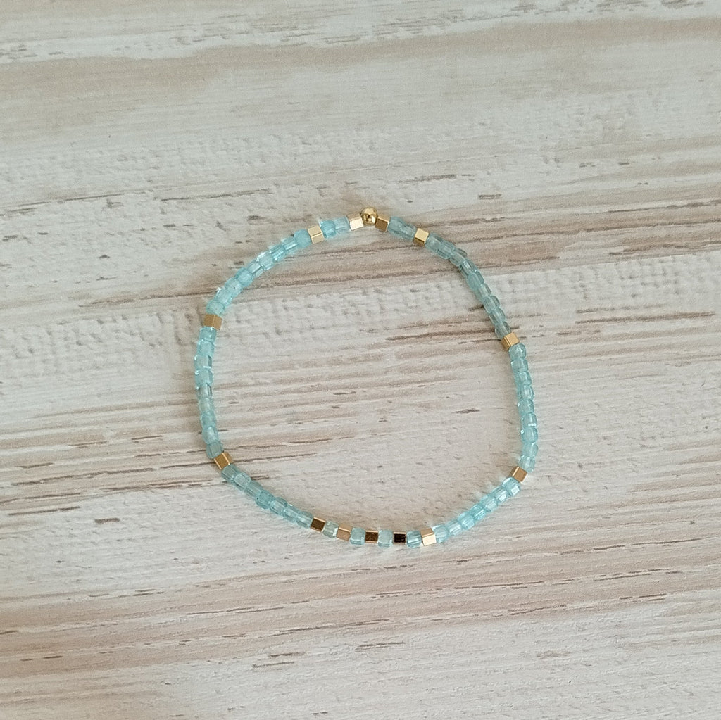 Pulsera topacio Medha | Comunicación · Claridad mental · Intuición