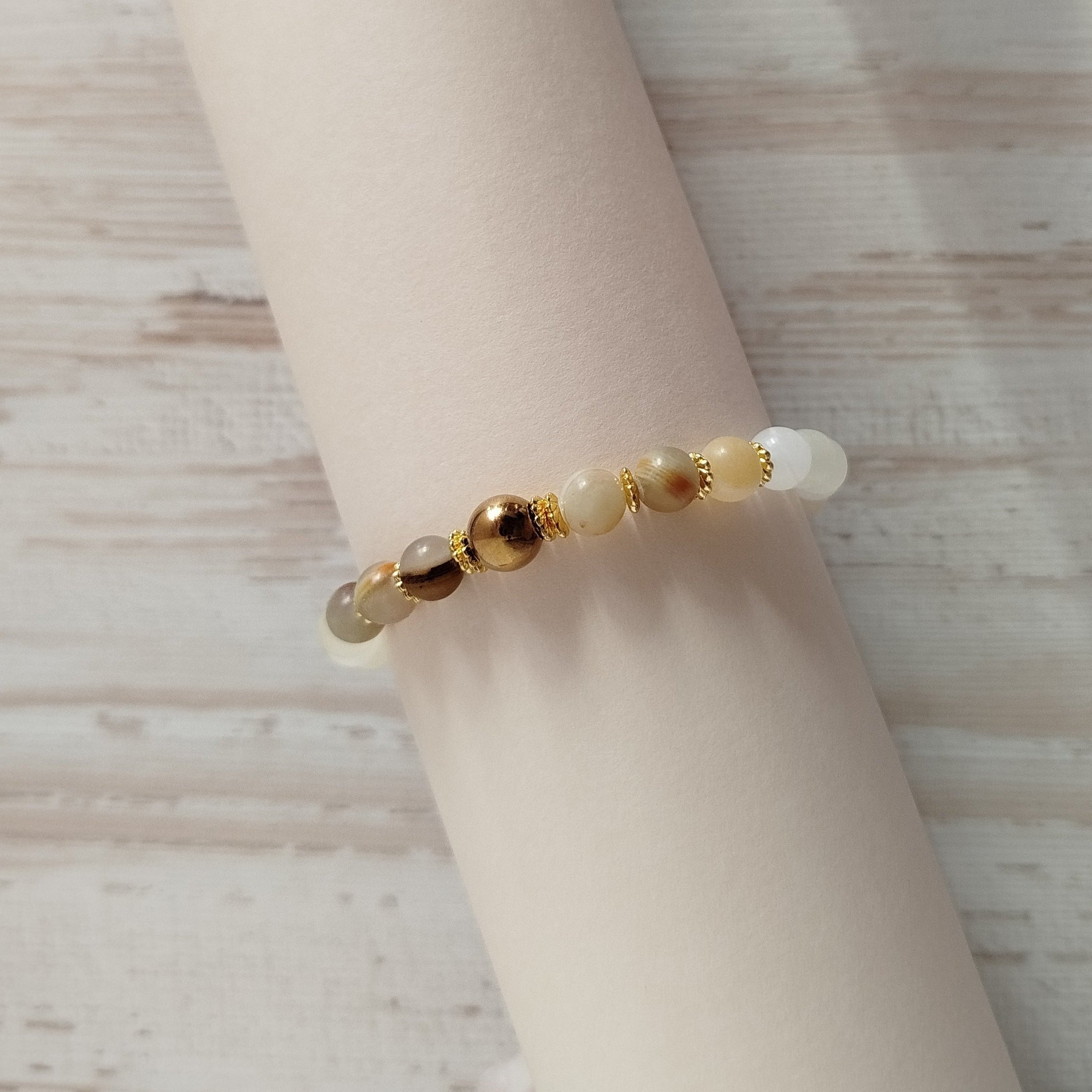 Pulsera Calcita Nirmalia | Limpieza · Sanación emocional