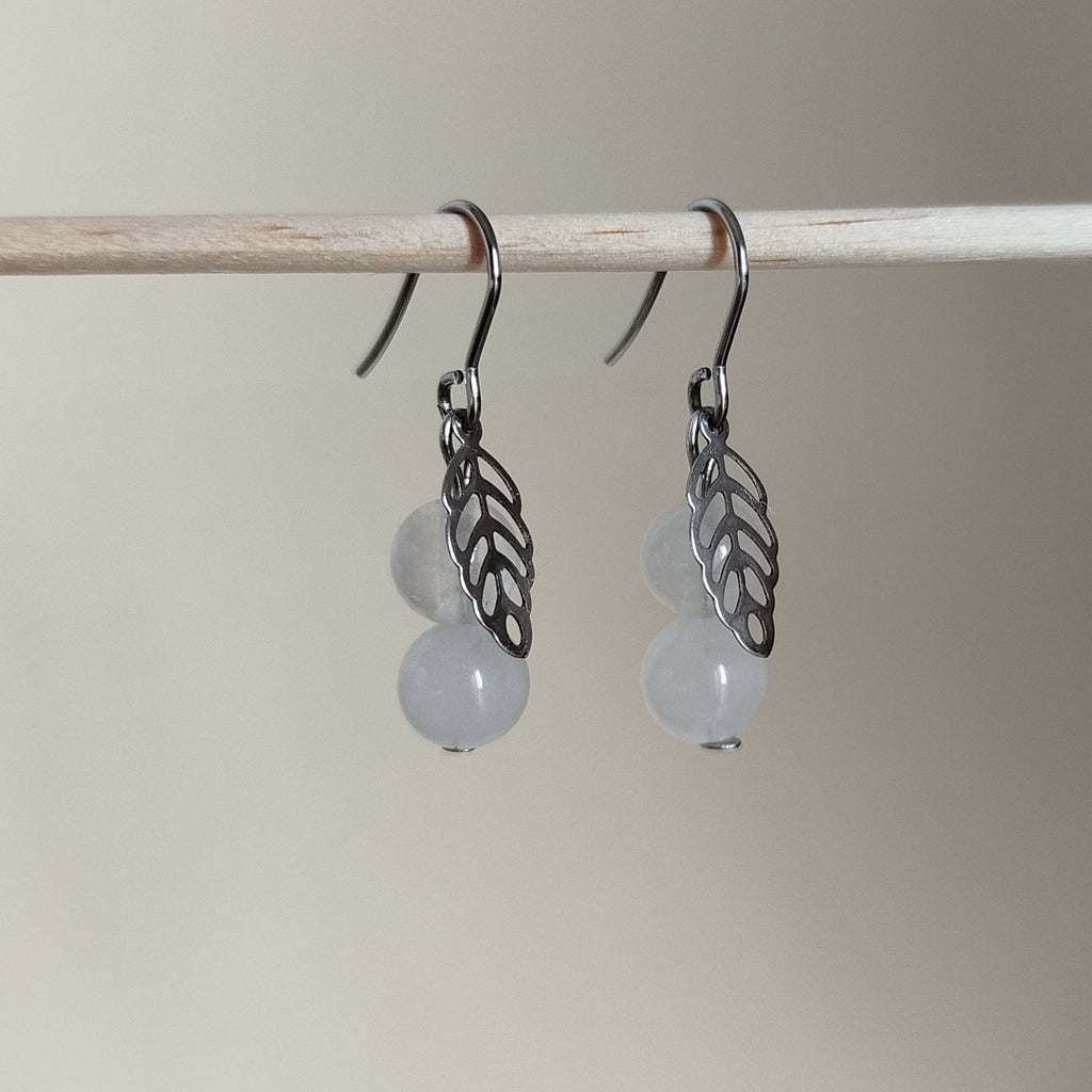 Pendientes Darina · Jade para calma y equilibrio