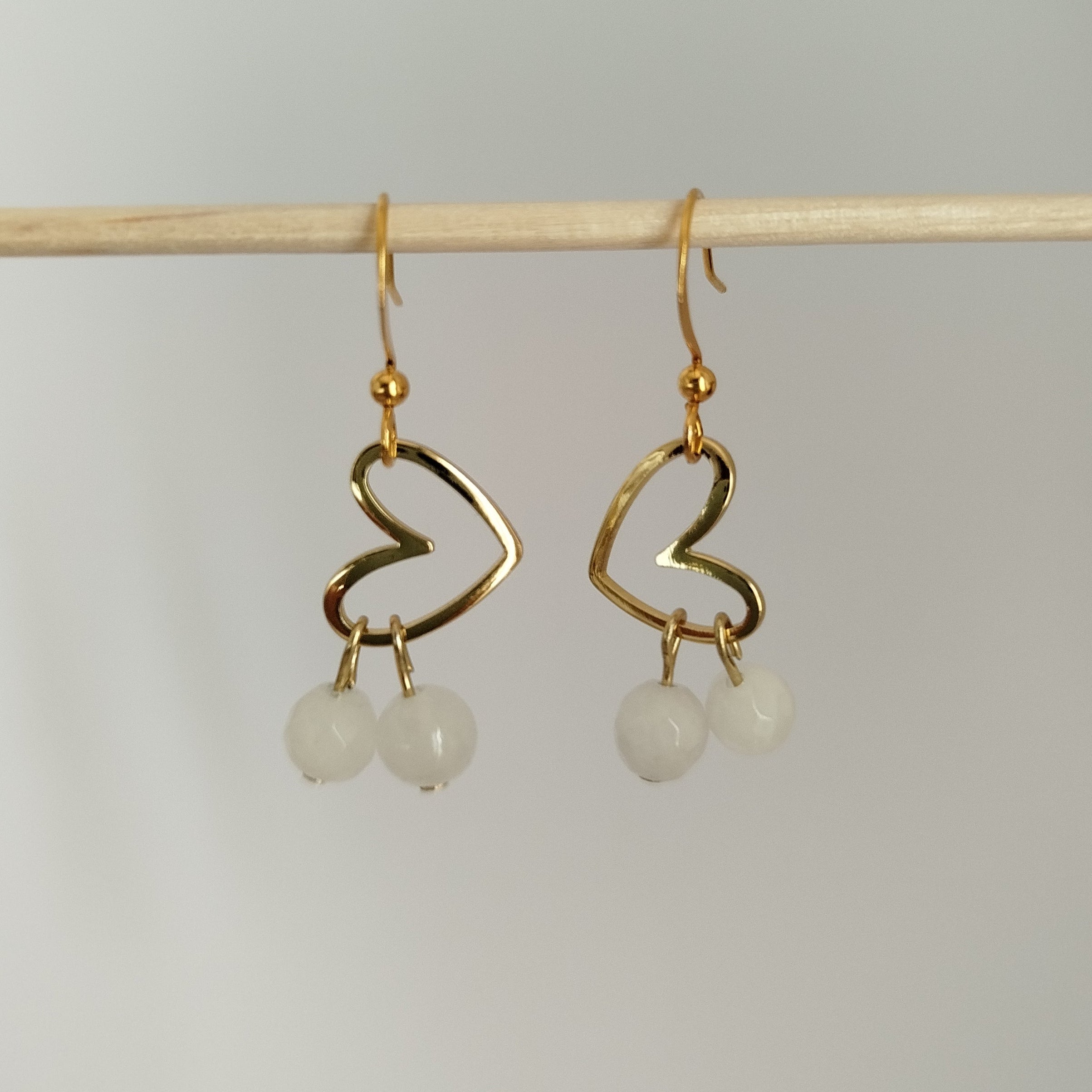 Pendientes Coravel · Cuarzo rosa para amor, autoestima y sanación emocional