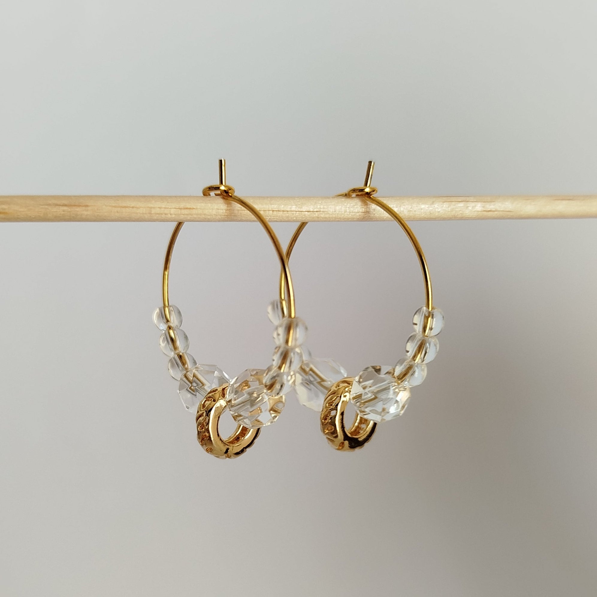 Pendientes Cuarzo Luxa | Limpieza · Claridad mental