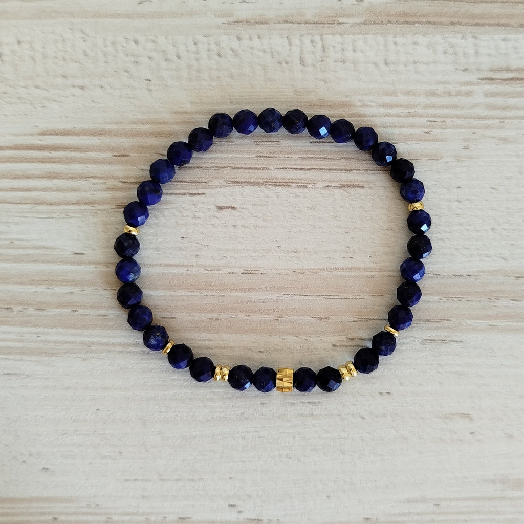 Pulsera Lapislázuli Svara | Protección · Calma · Comunicación · Intuición