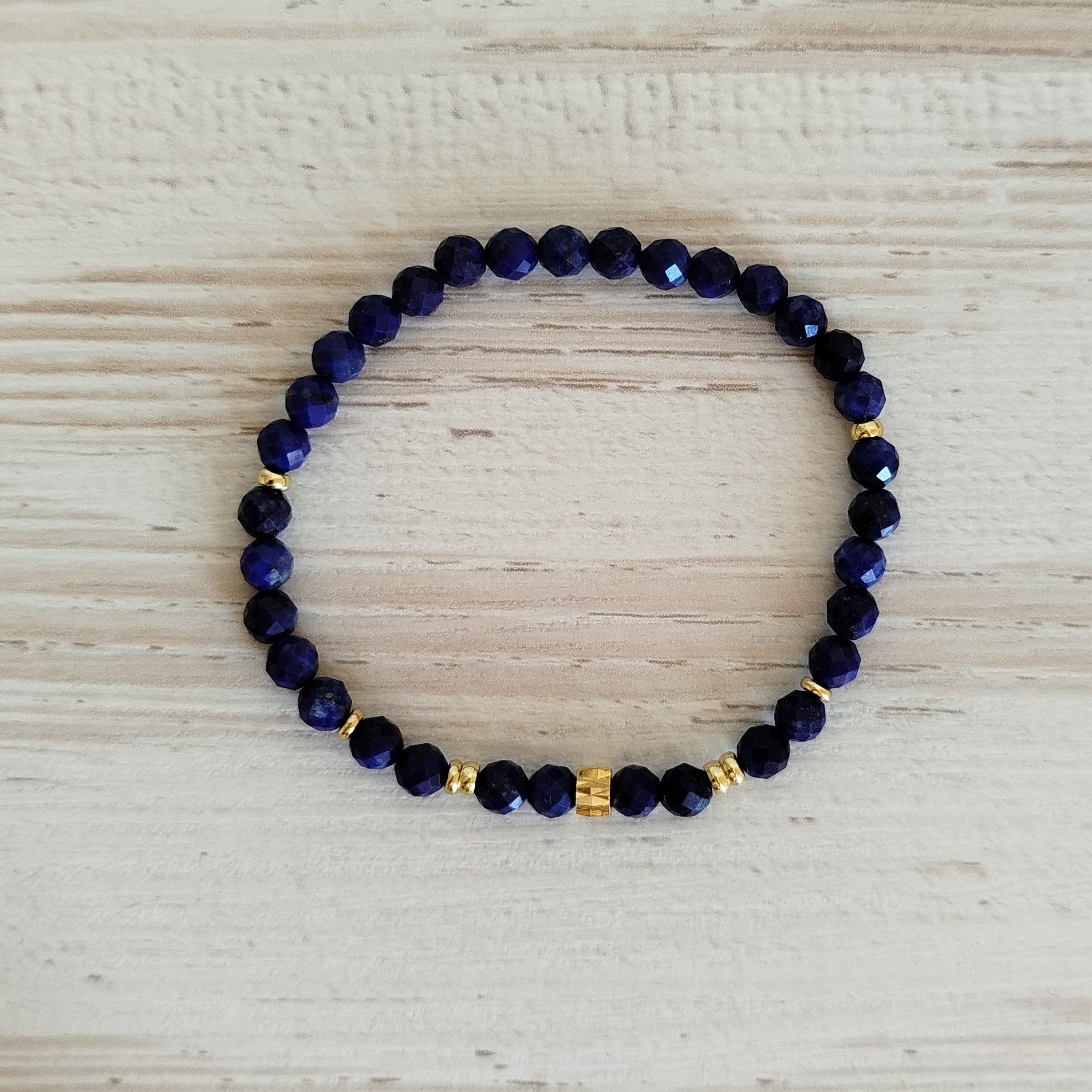 Pulsera Lapislázuli Svara | Protección · Calma · Comunicación · Intuición