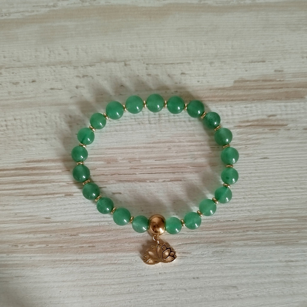 Pulsera Padmira · Aventurina para sanación emocional, limpieza y claridad mental