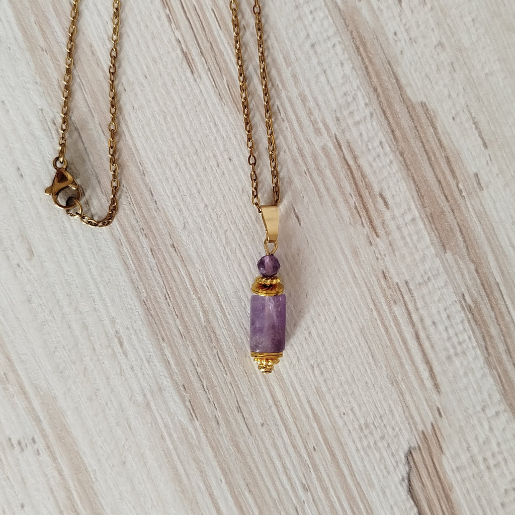 Collar de Amatista Serena | Calma · Protección