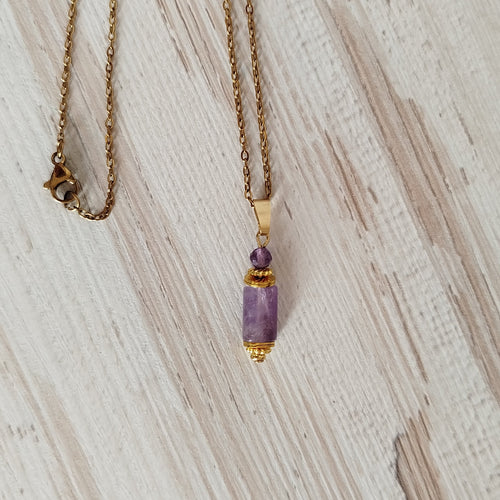 Collar de Amatista Serena | Calma · Protección