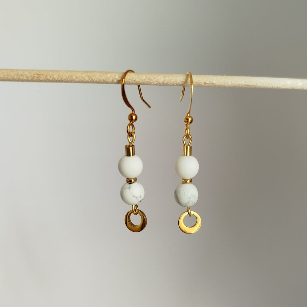 Pendientes Howlita Omira | Calma