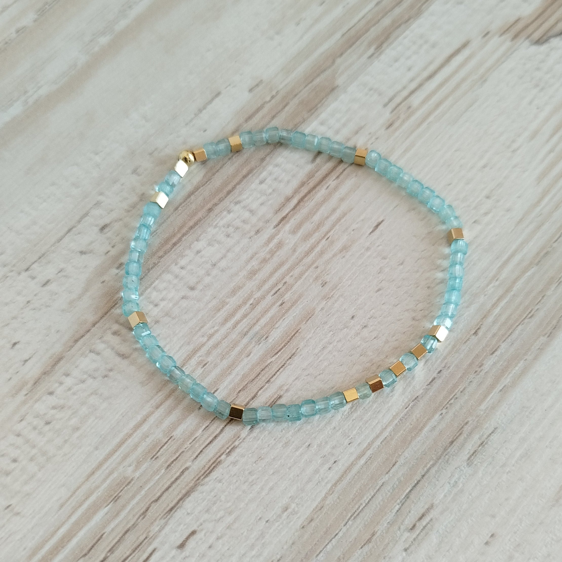 Pulsera topacio Medha | Comunicación · Claridad mental · Intuición