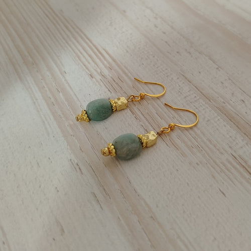 Pendientes Amazonita Thales | Calma · Sanación emocional ·  Comunicación