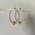 Pendientes Piedra Luna Selena | Equilibrio · Paz interior · Sanación emocional