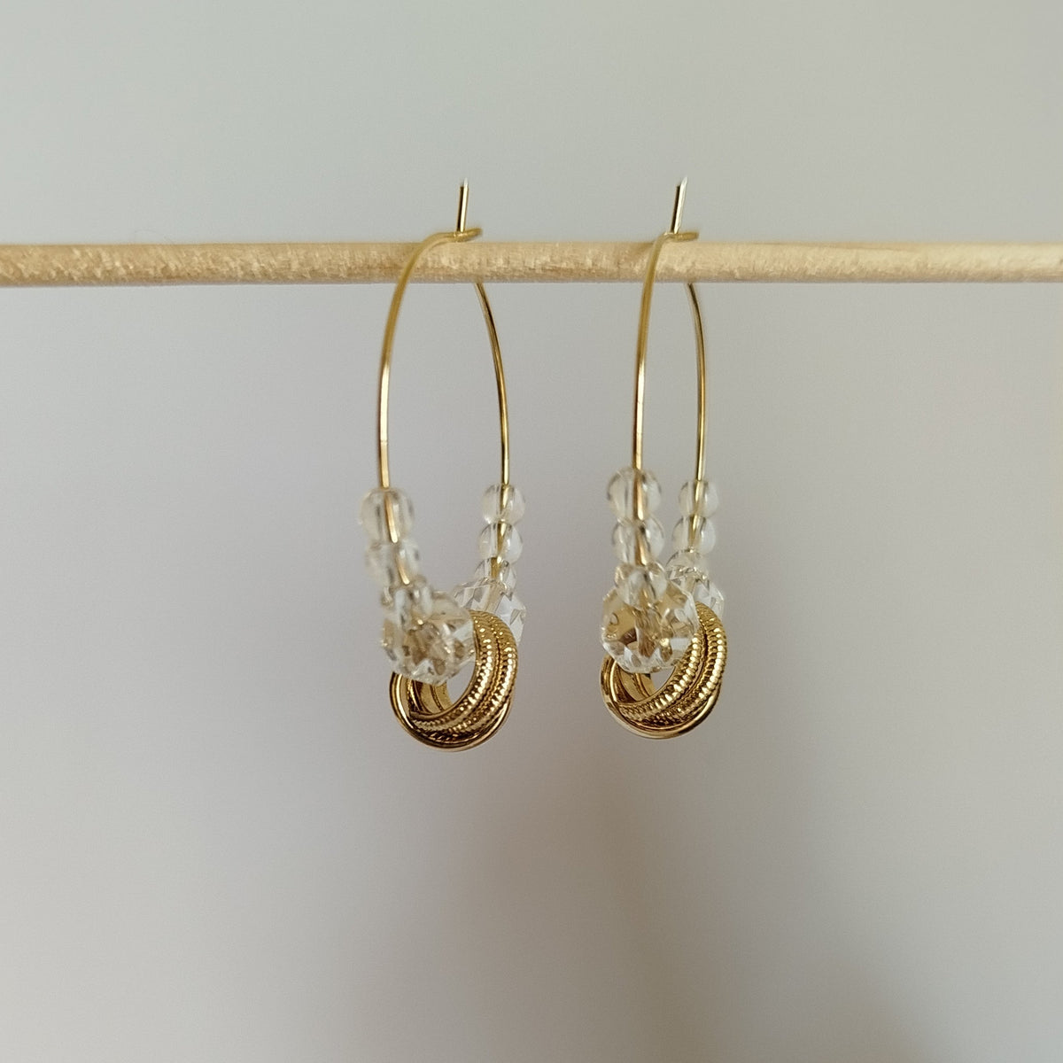 Pendientes Cuarzo Luxa | Limpieza · Claridad mental