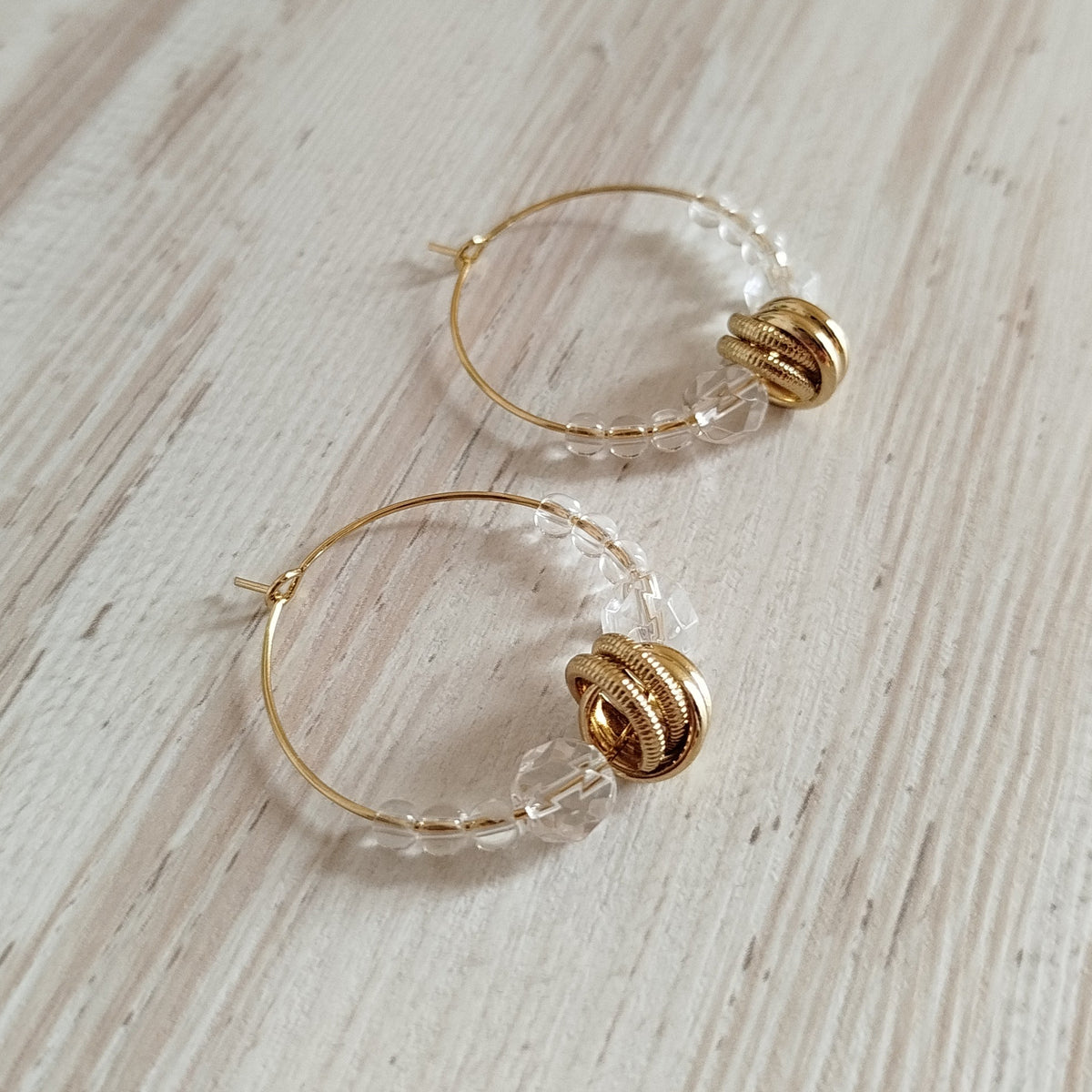 Pendientes Cuarzo Luxa | Limpieza · Claridad mental