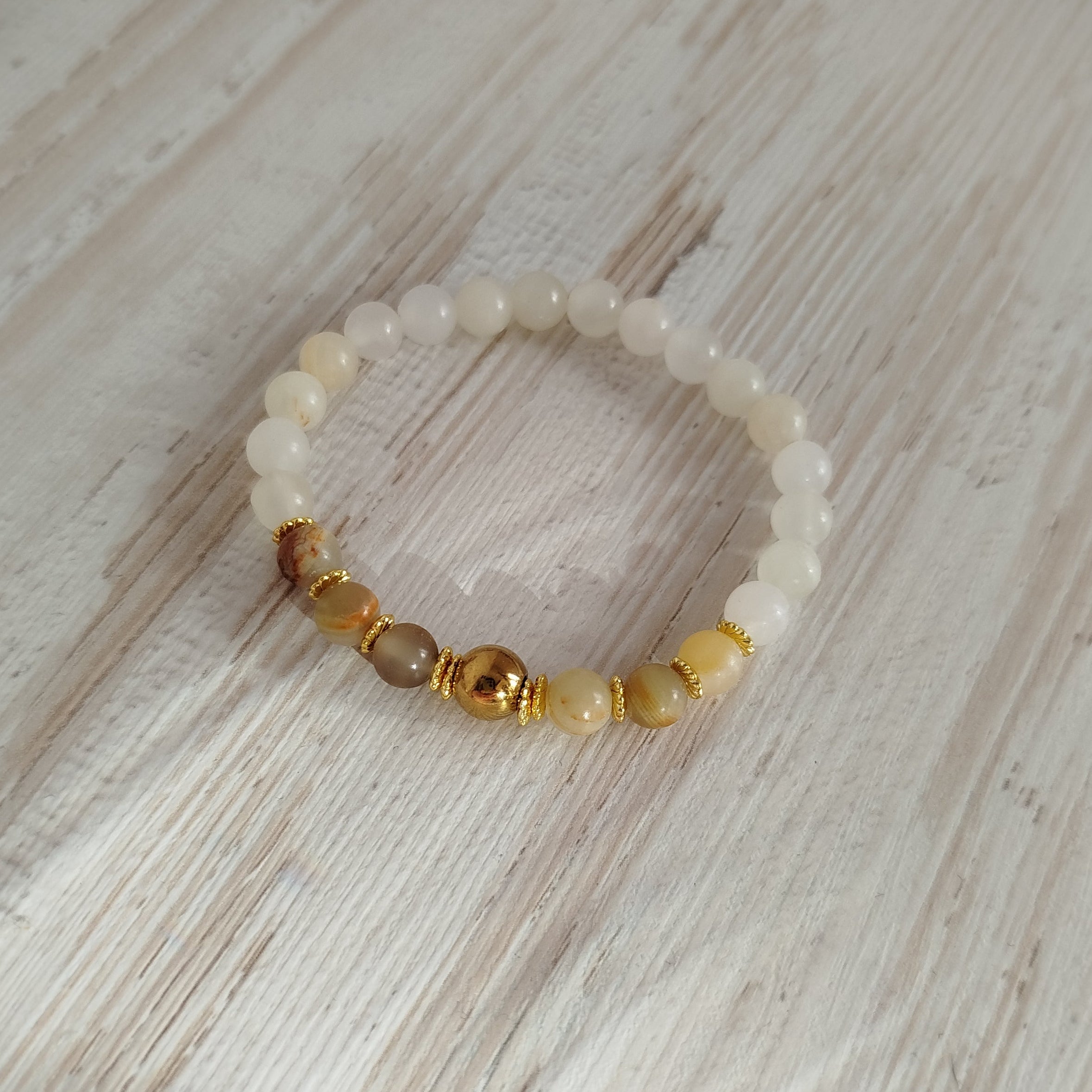 Pulsera Calcita Nirmalia | Limpieza · Sanación emocional