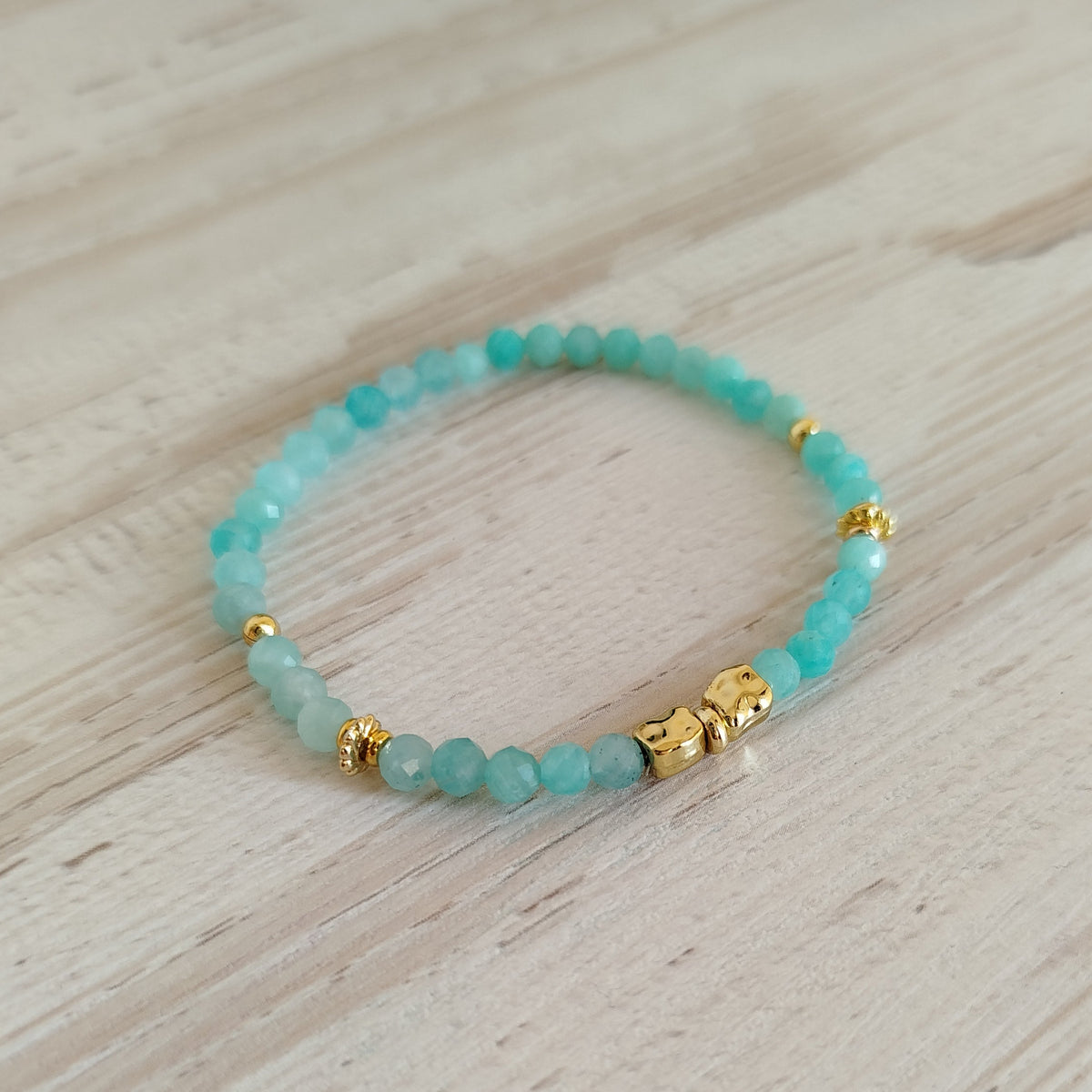 Pulsera Amazonita Eudia | Calma · Comunicación