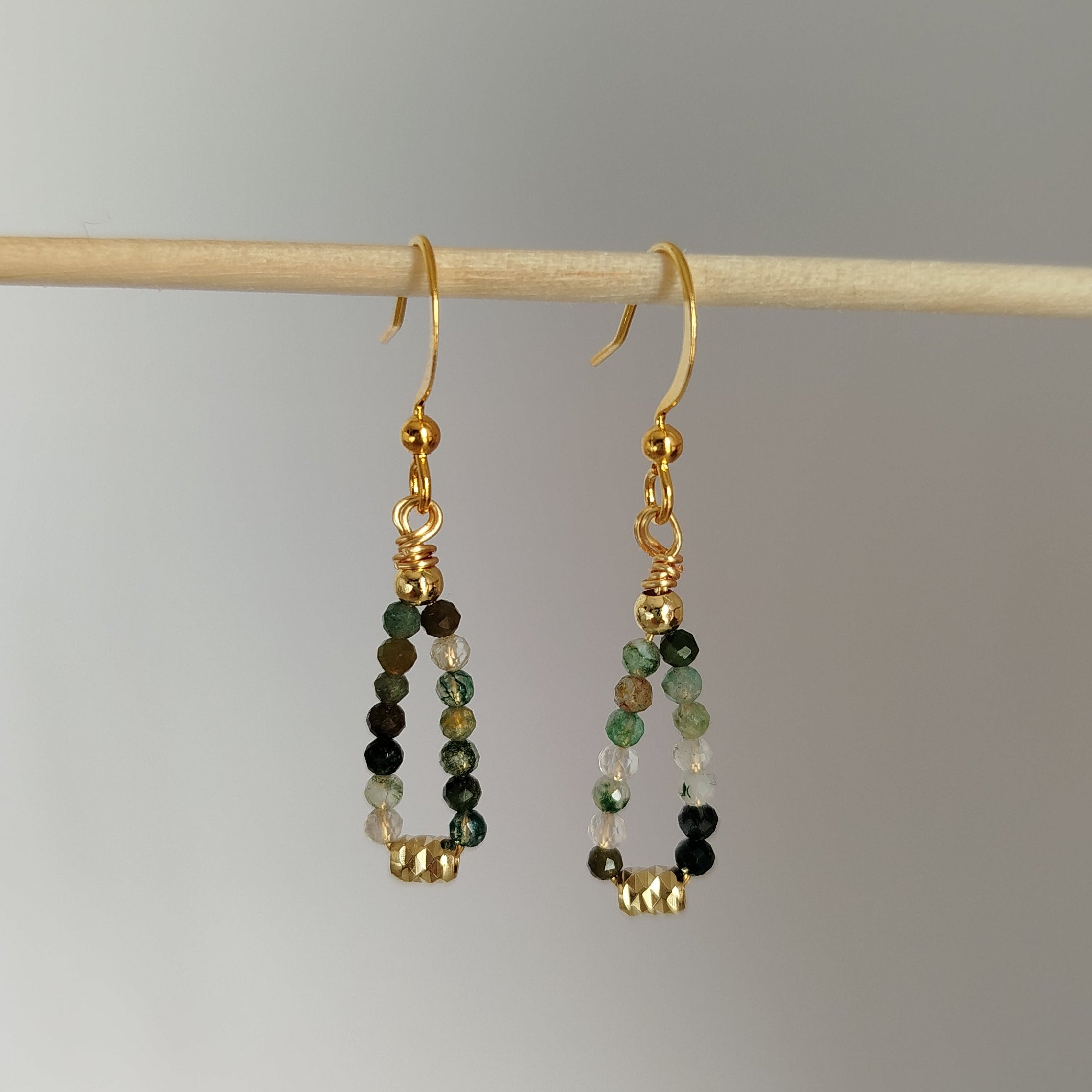 Pendientes Ágata Dhara | Enraizamiento · Limpieza · Claridad mental