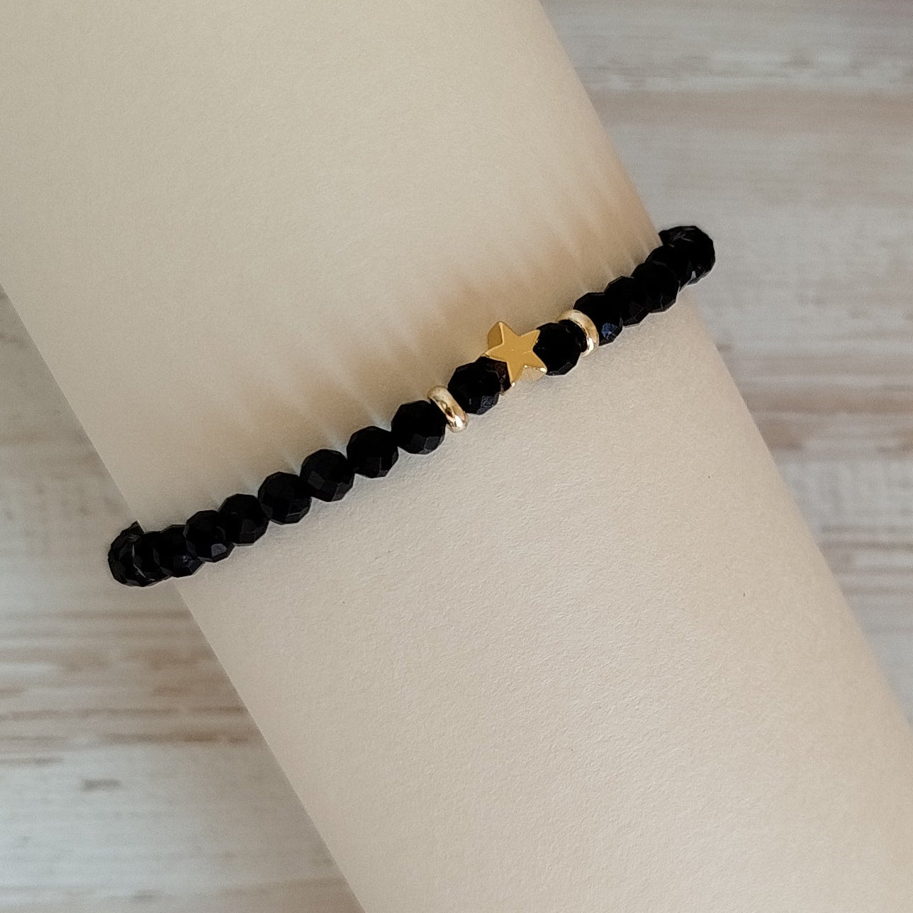 Pulsera turmalina negra Essa | Protección · Limpieza