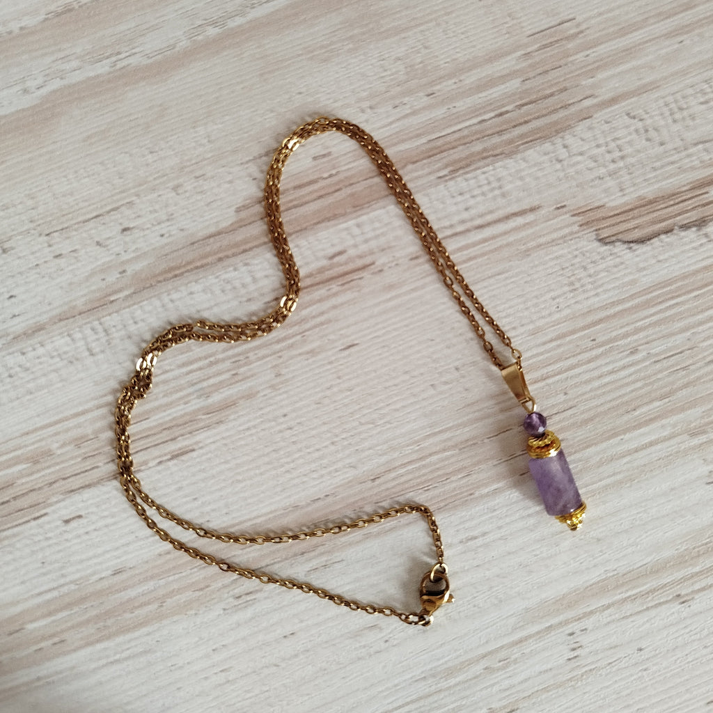Collar de Amatista Serena | Calma · Protección