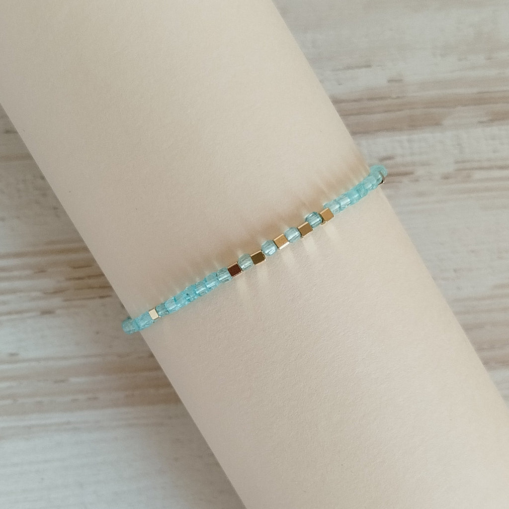 Pulsera topacio Medha | Comunicación · Claridad mental · Intuición