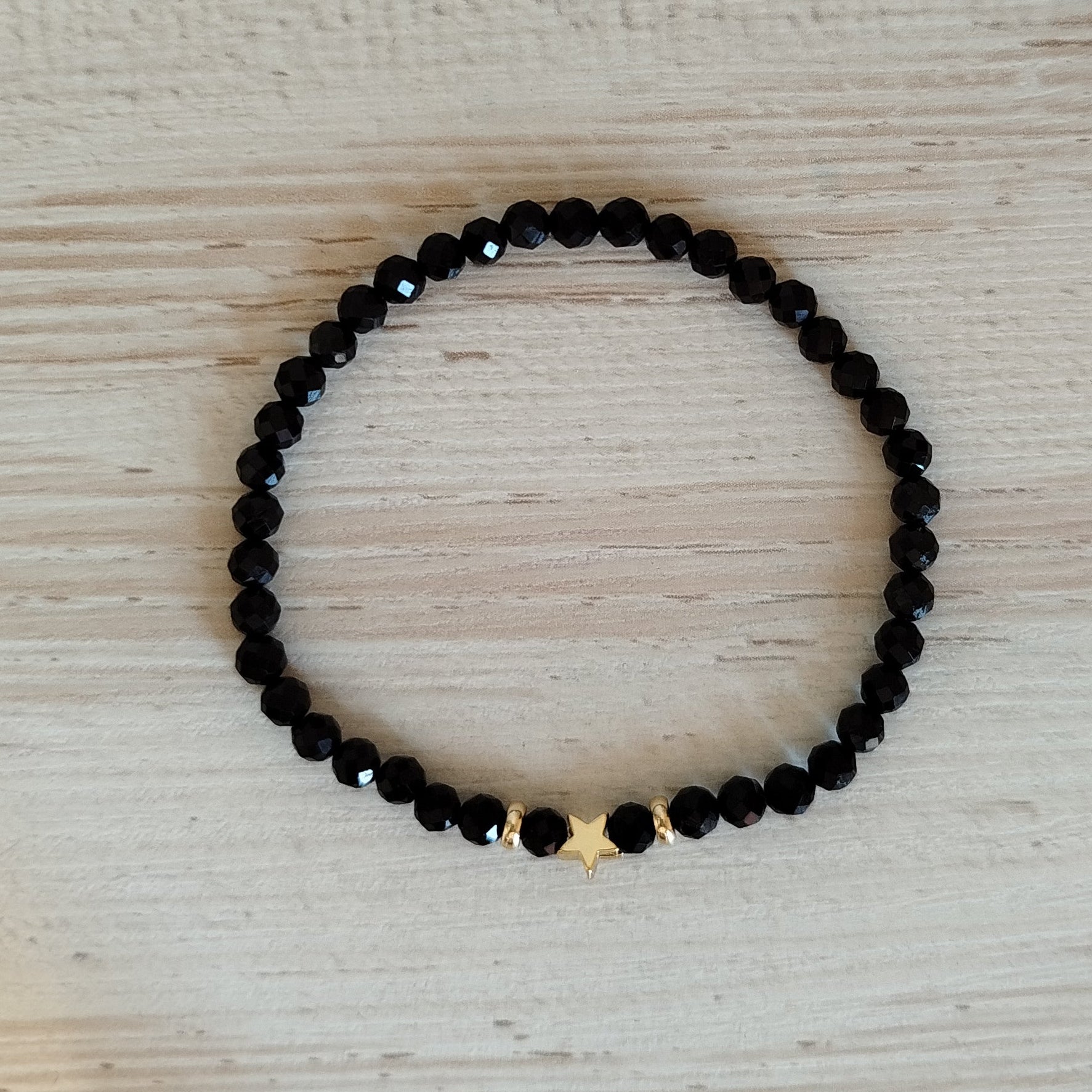Pulsera turmalina negra Essa | Protección · Limpieza
