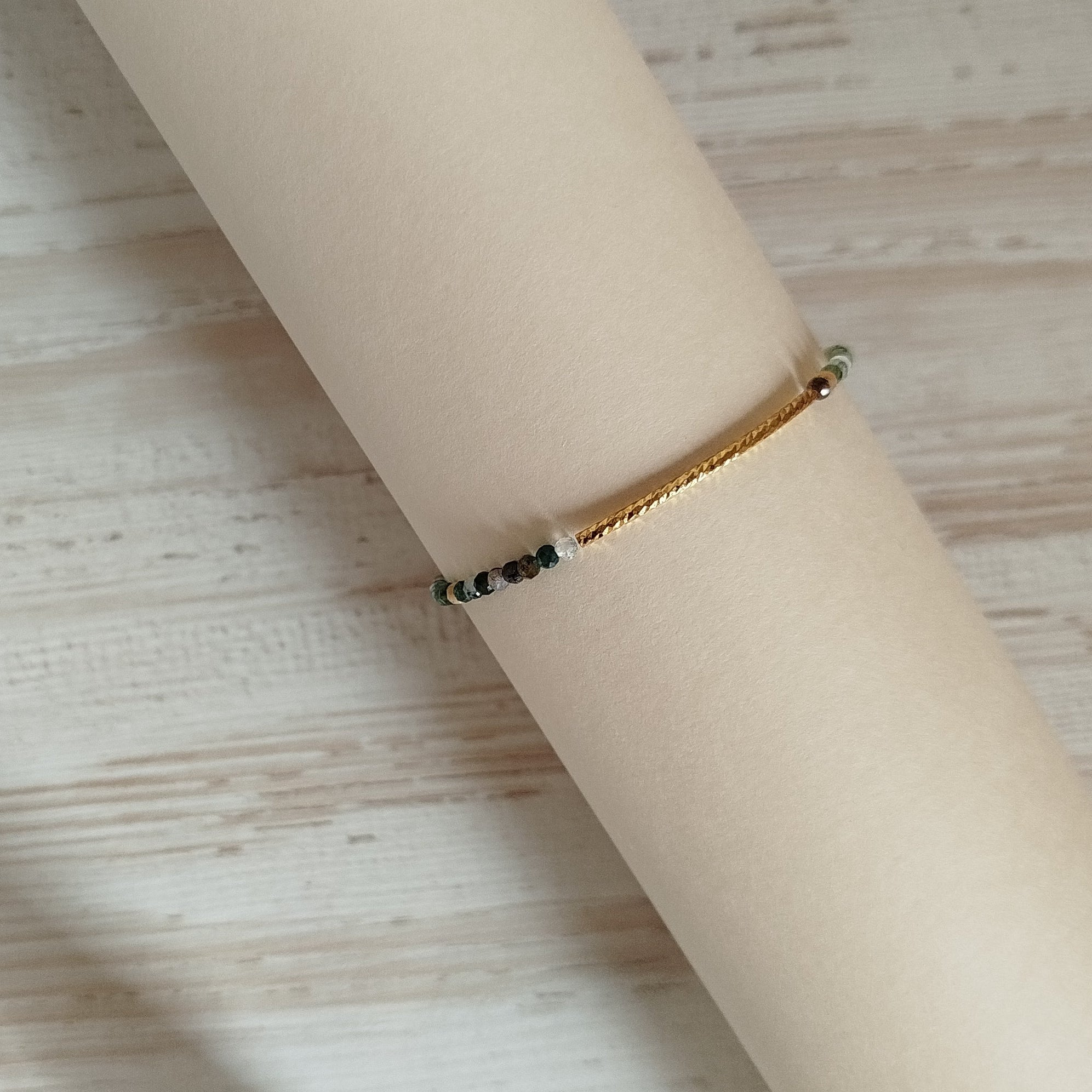 Pulsera Ágata Dhara | Enraizamiento · Limpieza · Claridad mental