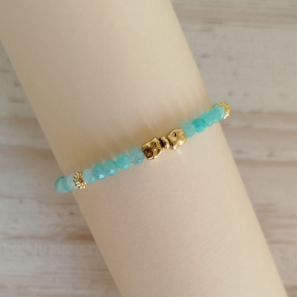 Pulsera Amazonita Eudia | Calma · Comunicación